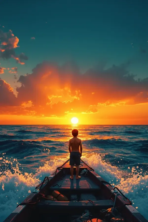 少年与海 电影海报